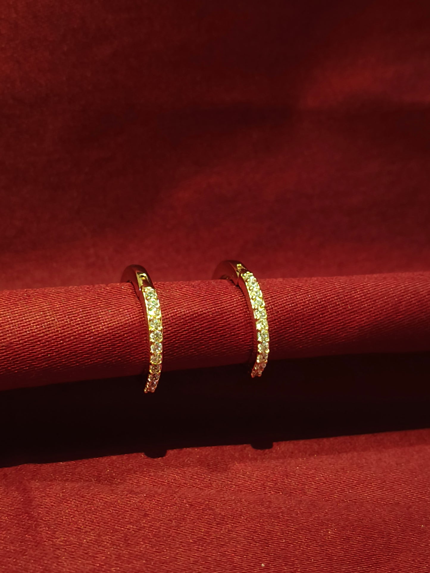 Celeste Glitter Hoops