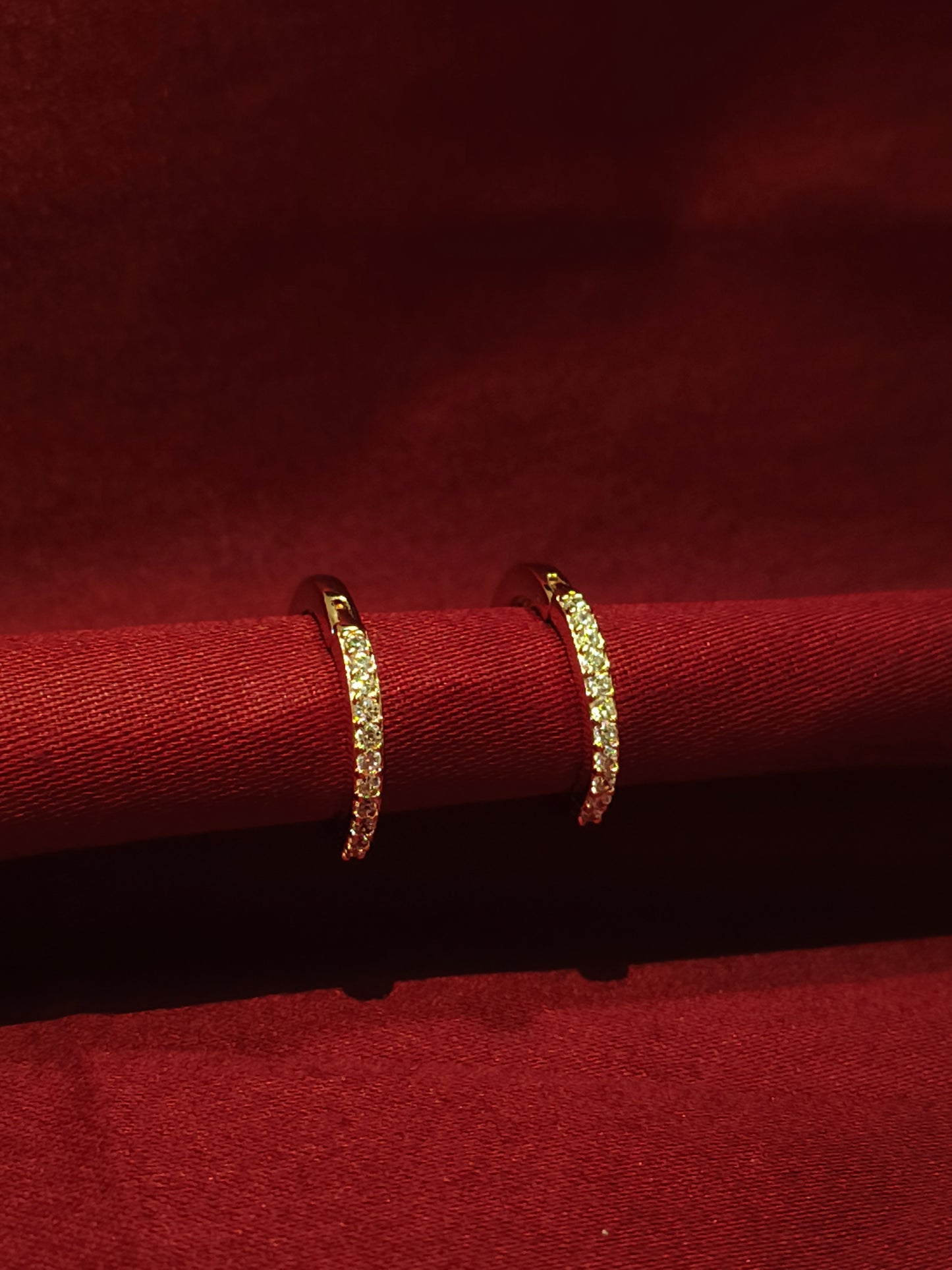 Celeste Glitter Hoops