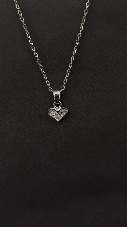 Luminous Love Pendant(silver colour)