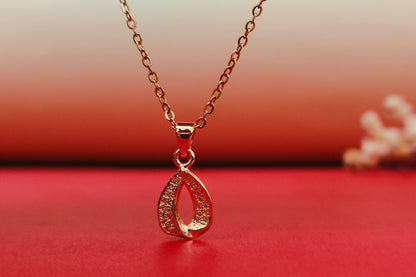 Golden Teardrop Pendant