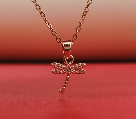 Elegant Dragonfly Pendant