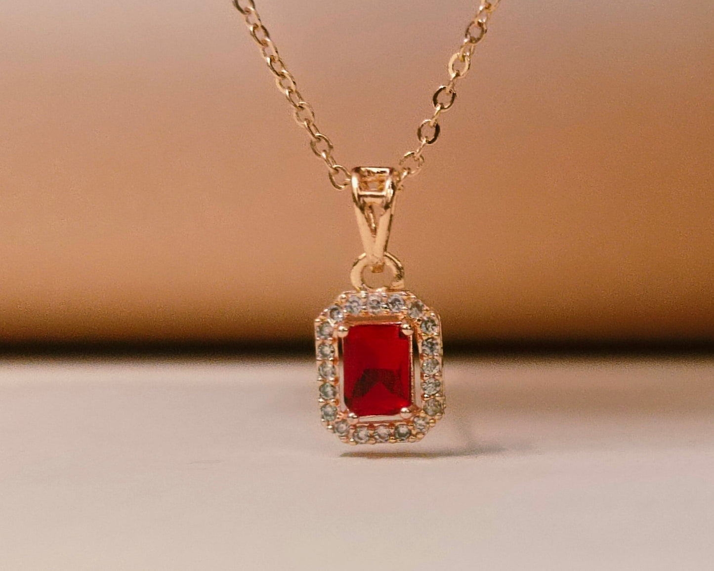 Ruby Radiance Pendant