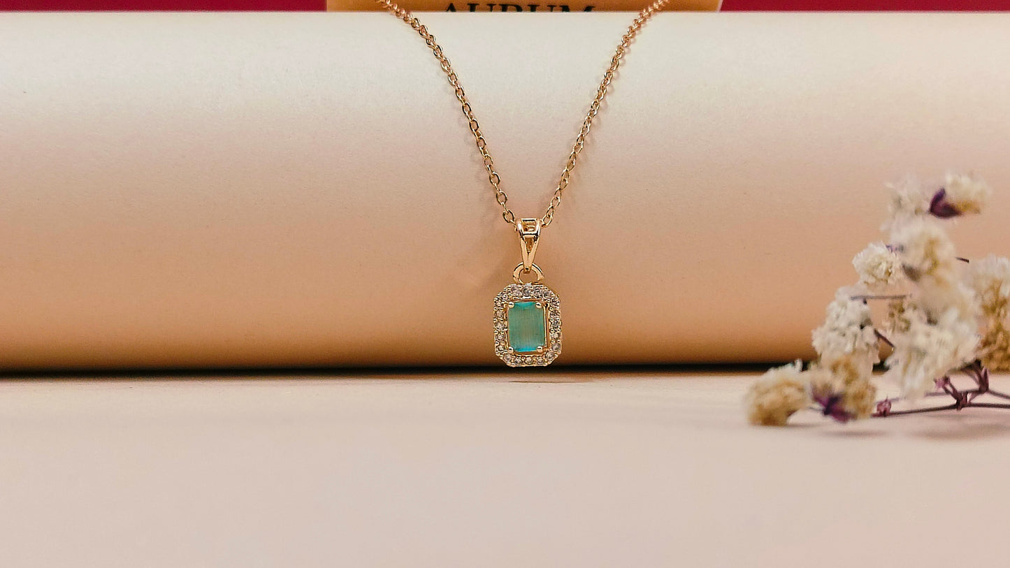 Aquamarine Elegance Pendant