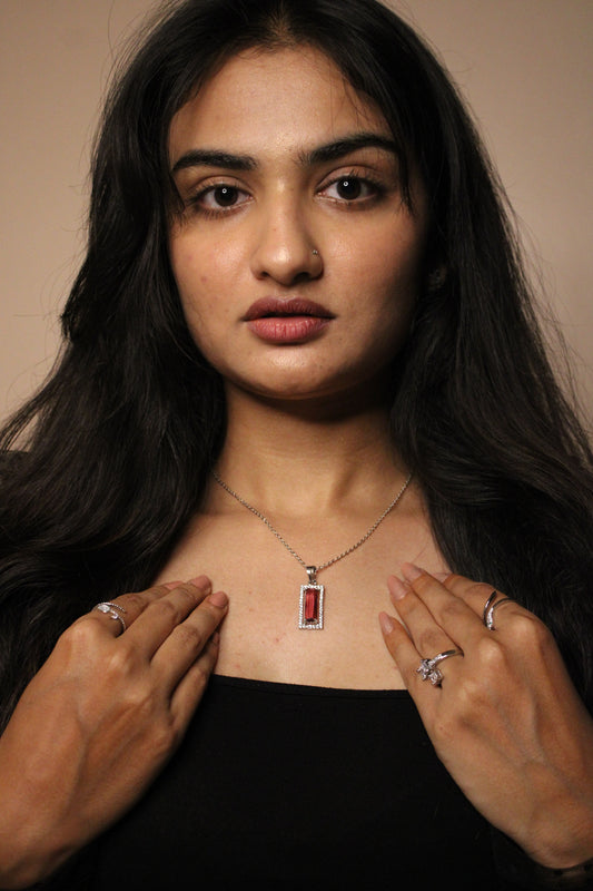 Crimson Elegance Pendant